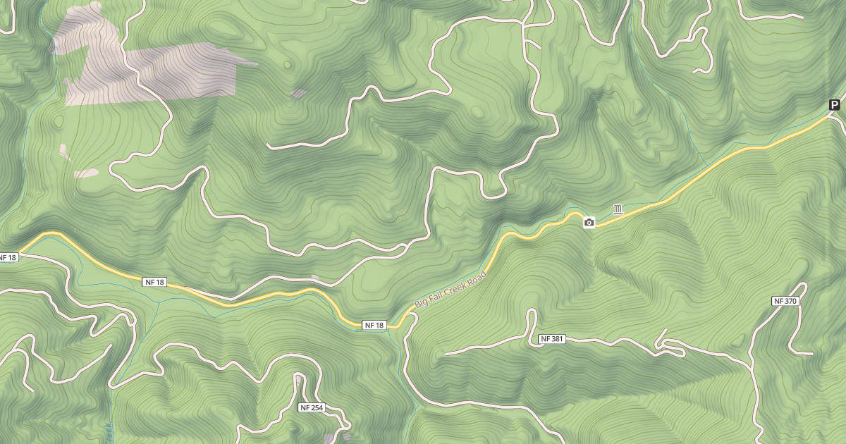 Map preview of FALL CREEK
