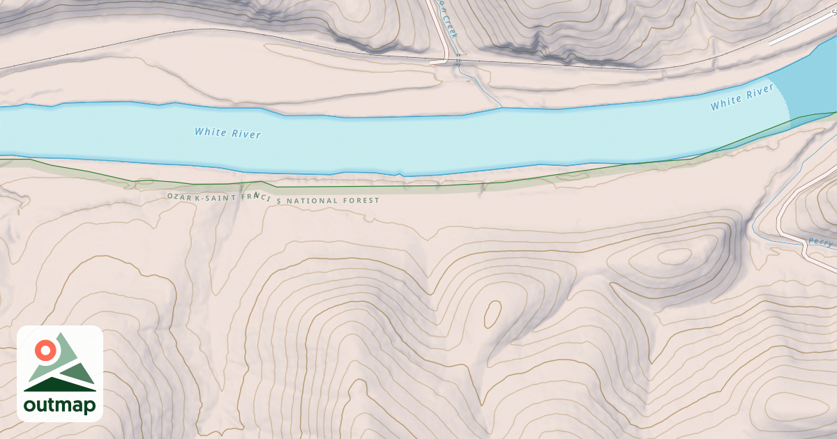 Map of WHITE RIVER PASTURE