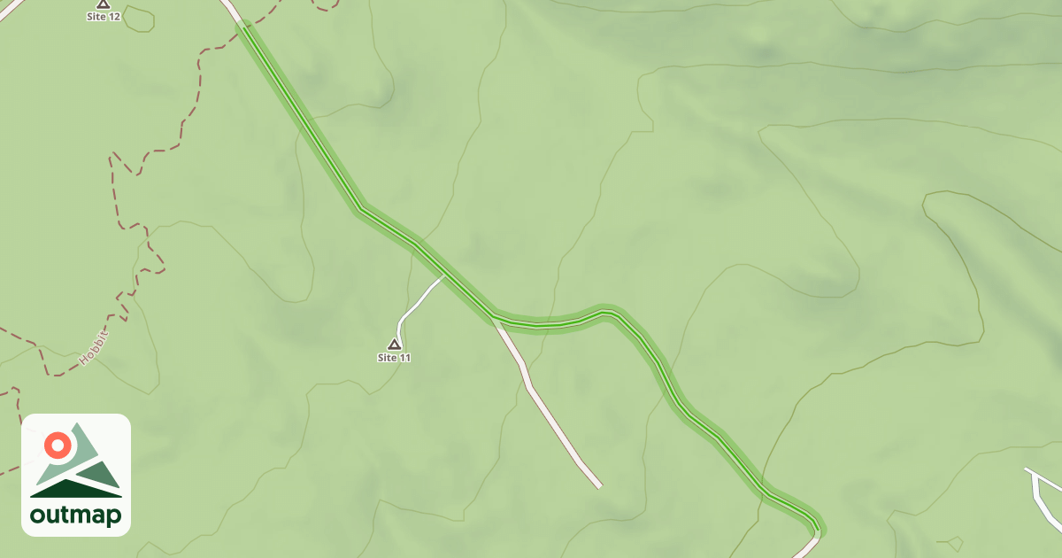 Map of Observatory Spur