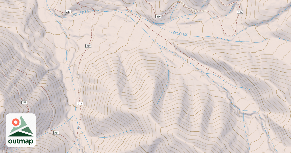 Map of Stealey Mountain North