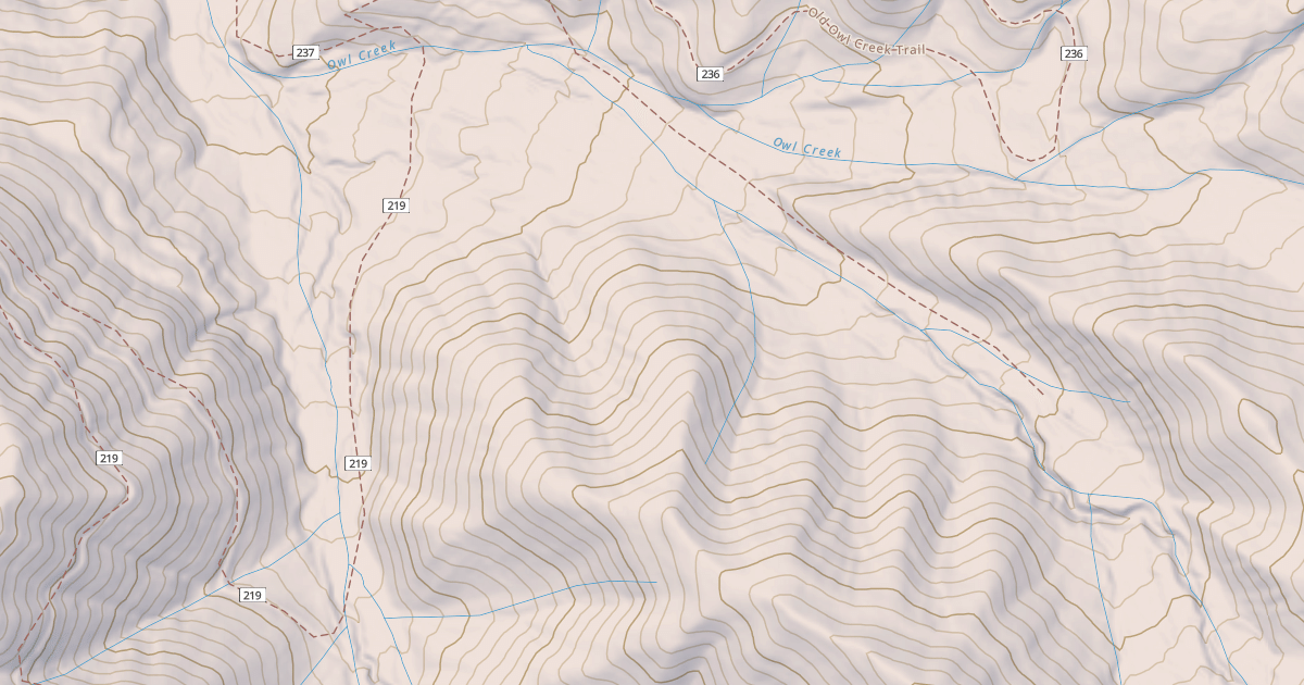 Map preview of Stealey Mountain North