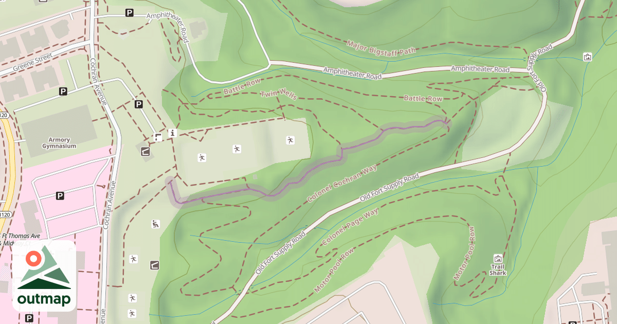 Map of Cannon Mount Row
