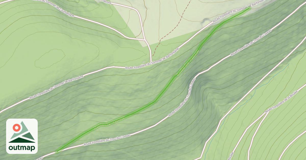 Map of Sentier des Passeurs