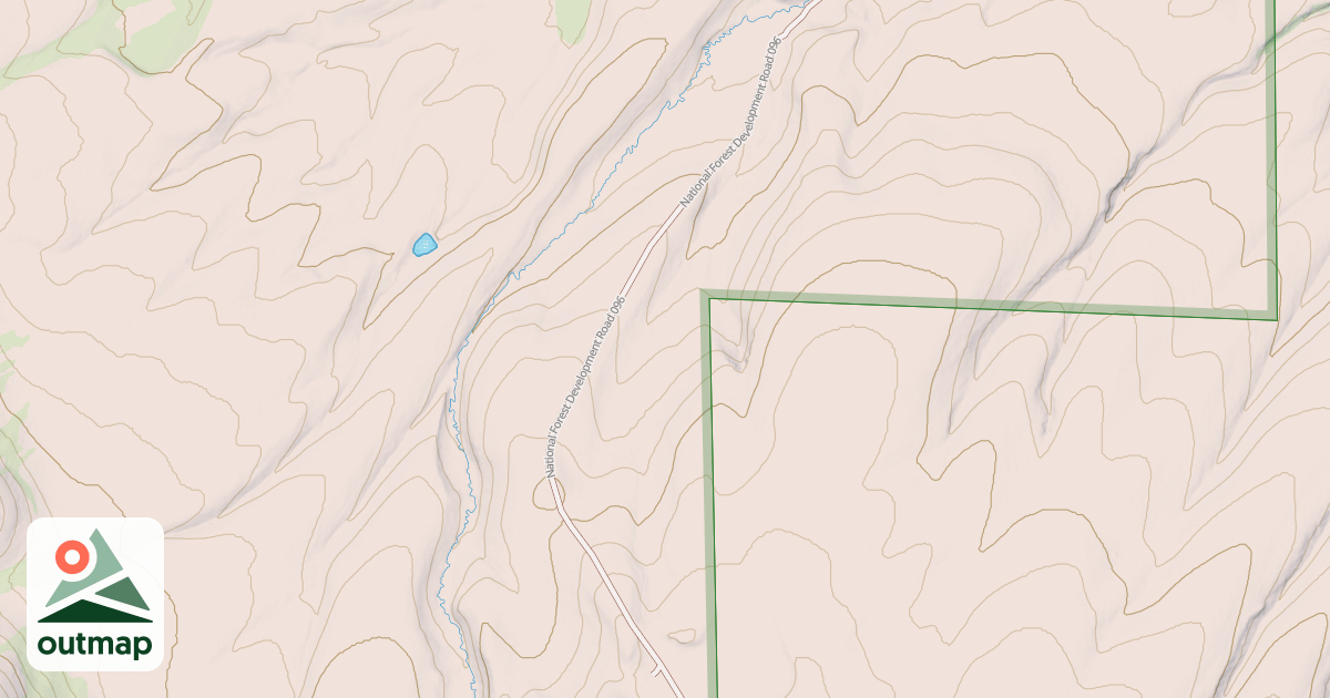 Map of BLACKRIDGE CABIN  SPUR B