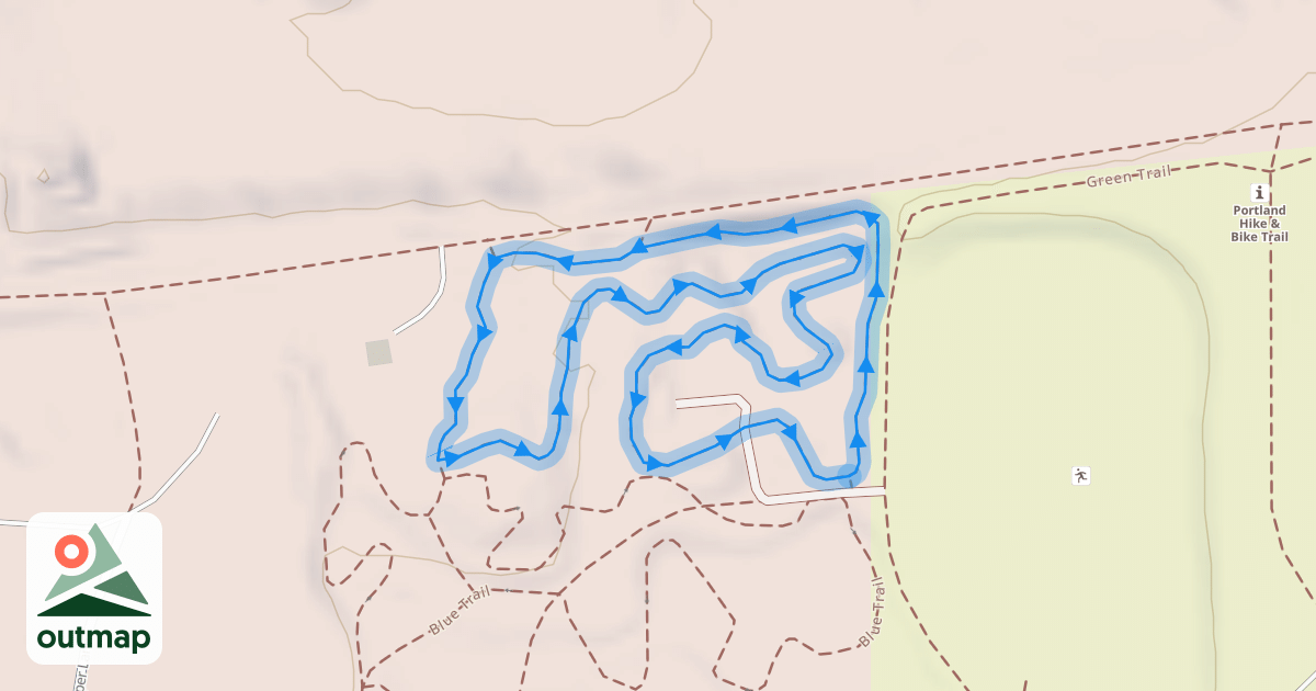 Map of Black Trail