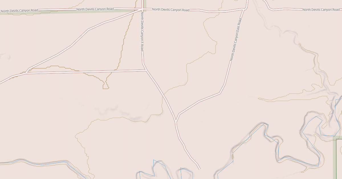 Map preview of NORTH DEVILS CANYON F