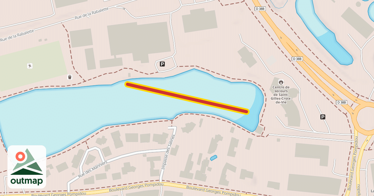 Map of Téléski nautique
