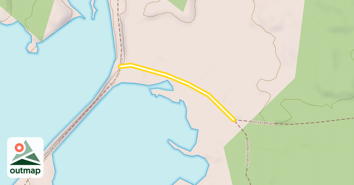 Map of Center Trail
