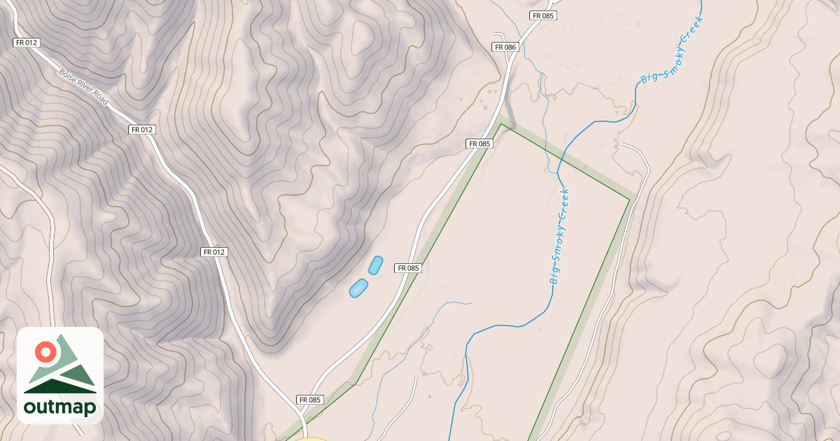 Map of BIG SMOKY