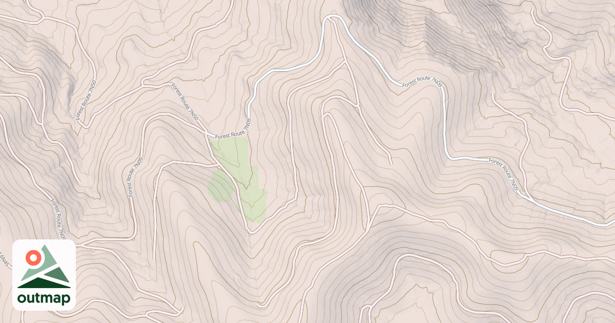Map of USFS National Forest System Roads {8162A7C1-6870-4ABA-B7FC-A79EAD84441C}