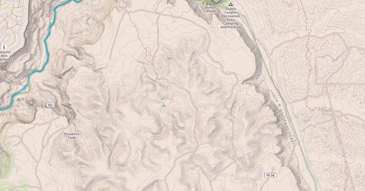 Map preview of USFS National Forest System Roads {23D877A6-C17A-4AB9-8593-6CD672405FD0}