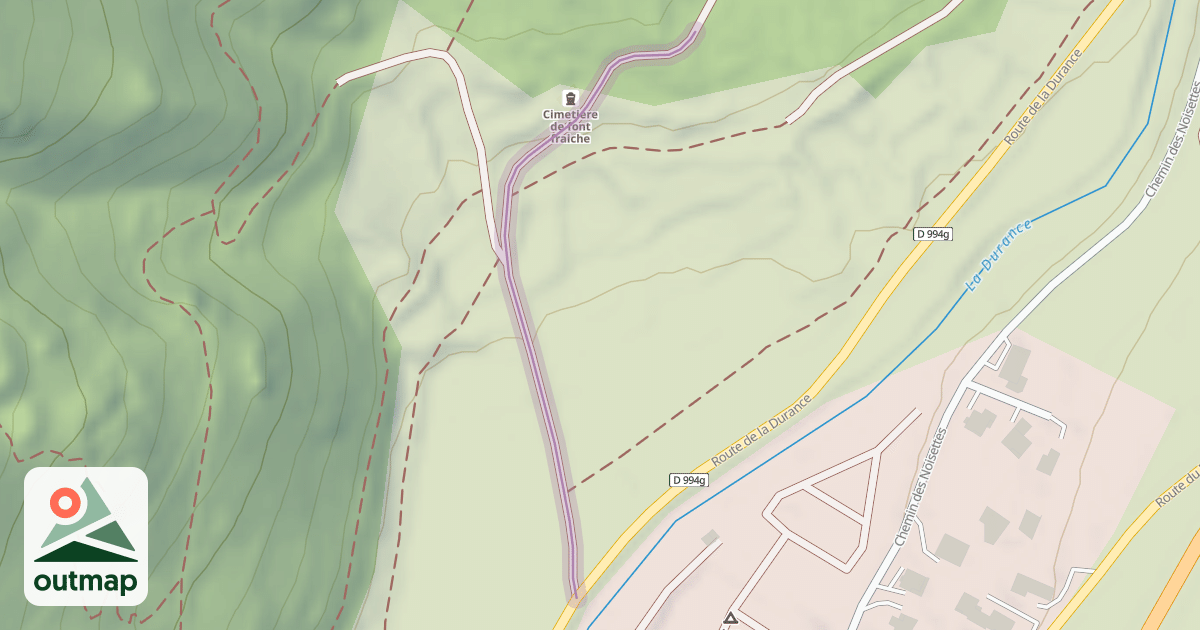 Map of Chemin de Larrat