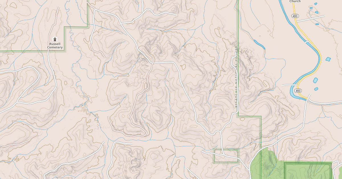 Map preview of BAYOU LUCE