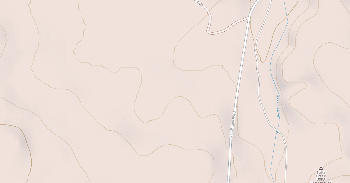 Map preview of BUTTE CK SPUR