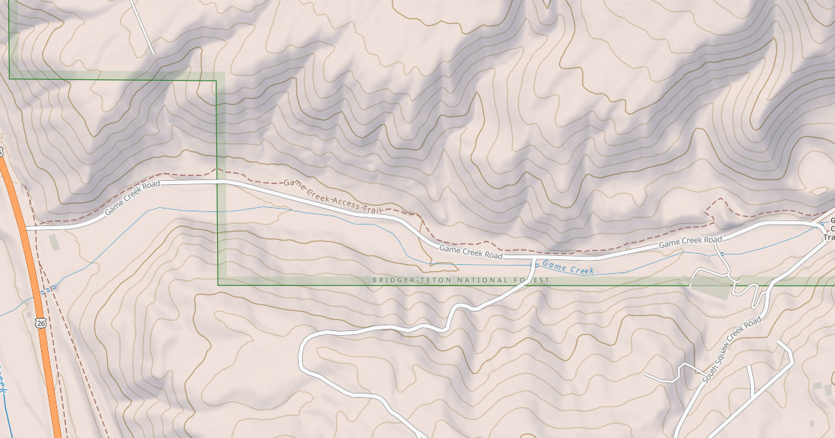 Map preview of GAME CREEK 304550