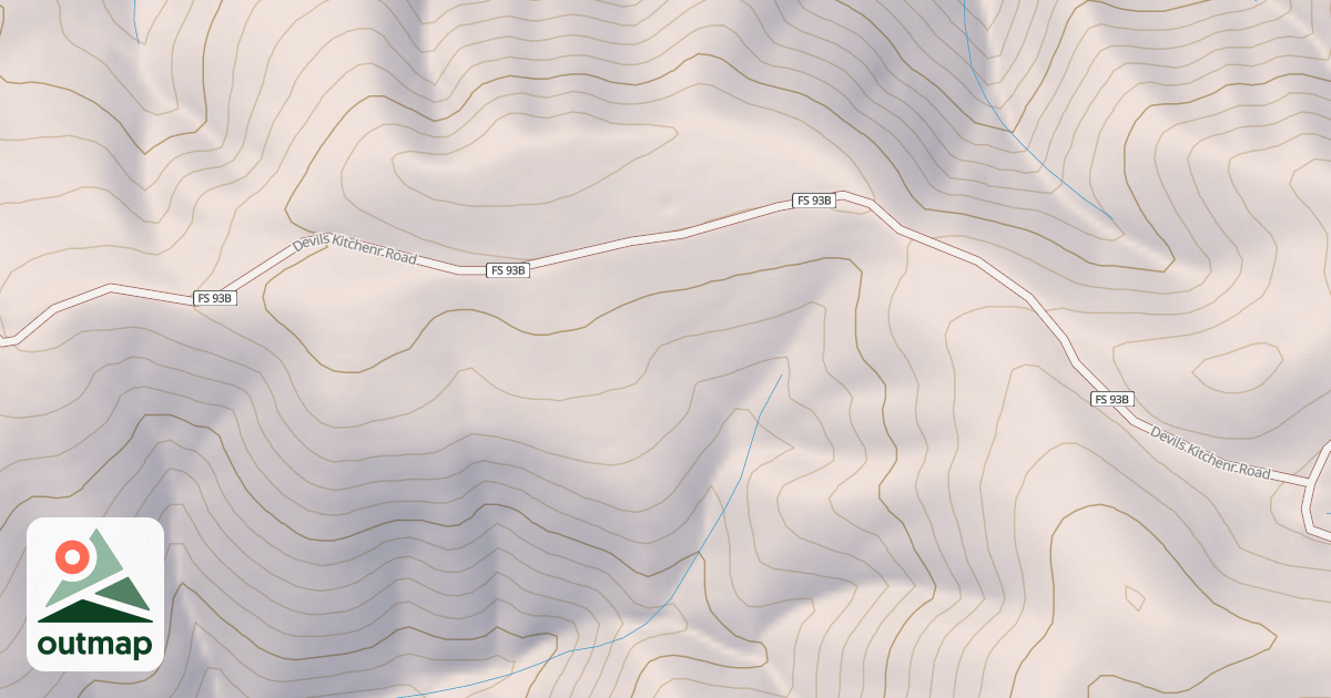 Map of DEVILS KITCHEN