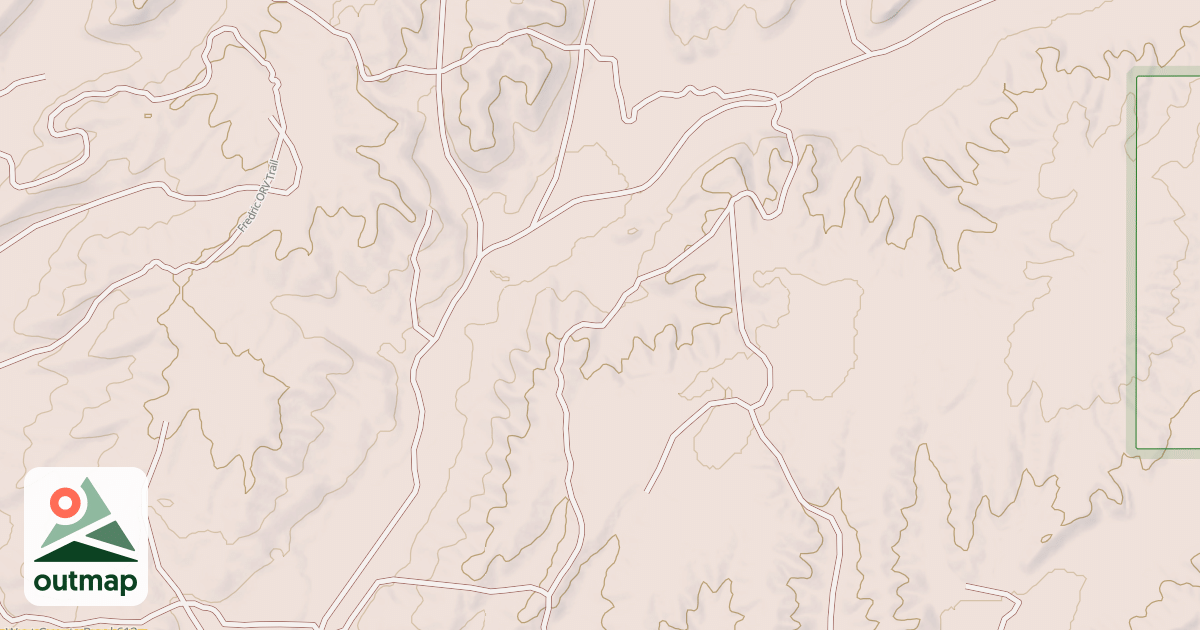 Map of Frederic Trail