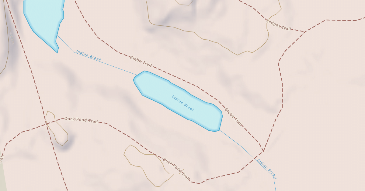 Map preview of Glebe Trail