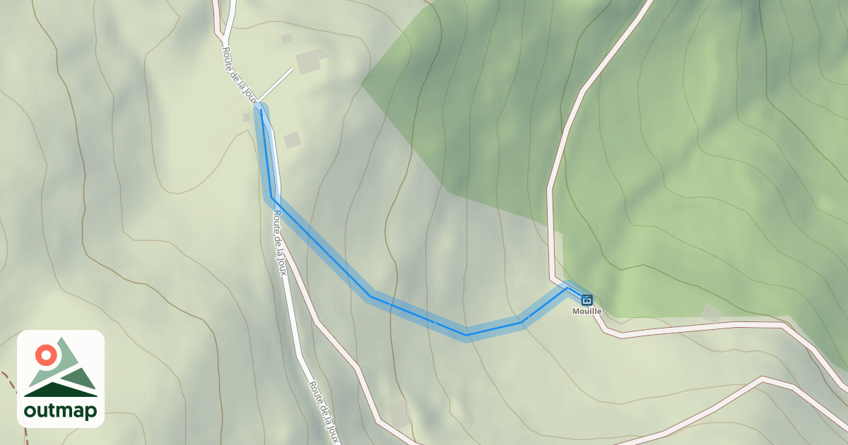 Map of La Mouille