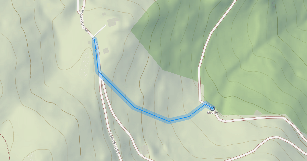Map preview of La Mouille