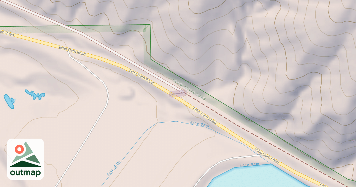 Map of Union Pacific Rail Trail Connector