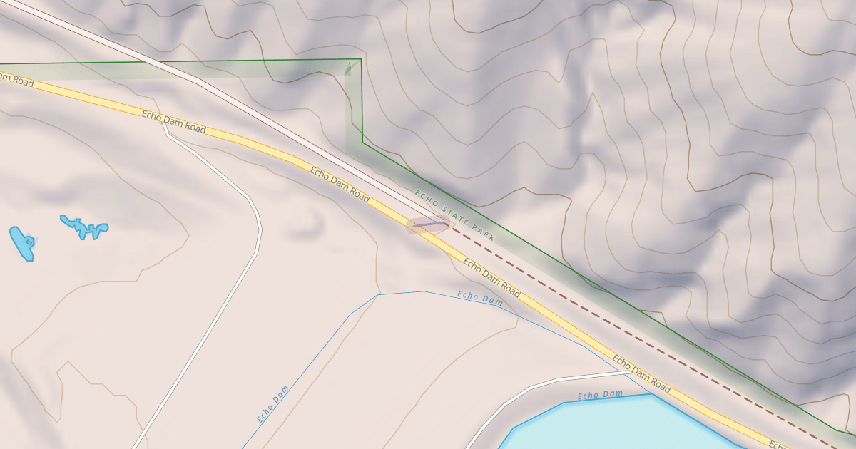 Map preview of Union Pacific Rail Trail Connector