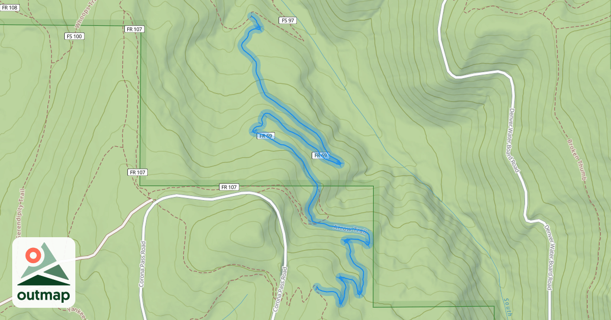 Map of Arrow Trail