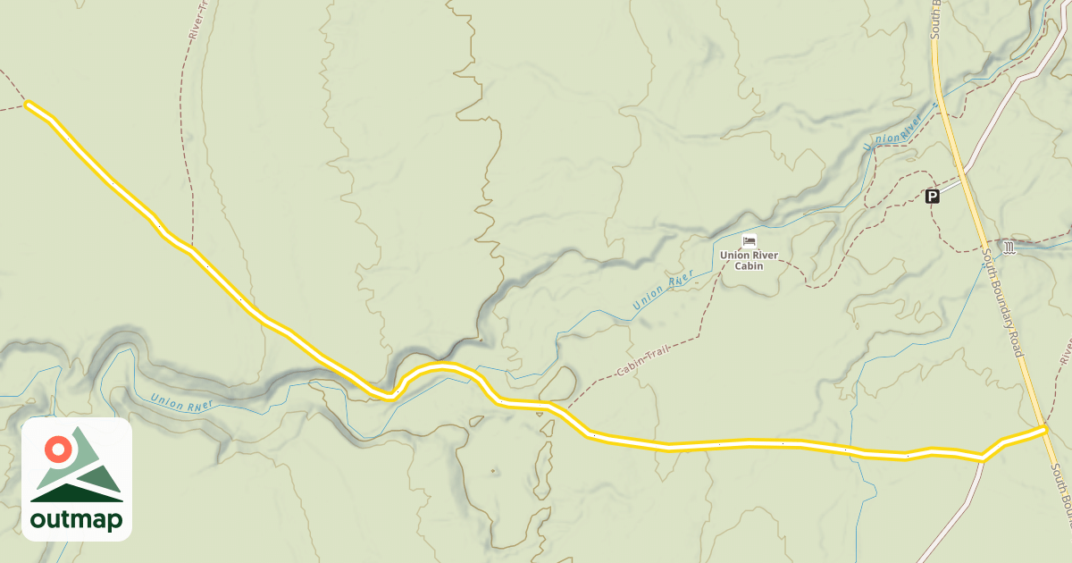 Map of Union Spring Trail