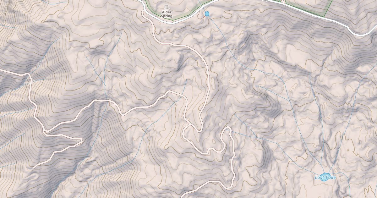 Map preview of PINE MTN