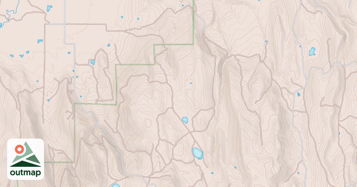 Map of B PACKWOOD SPRING