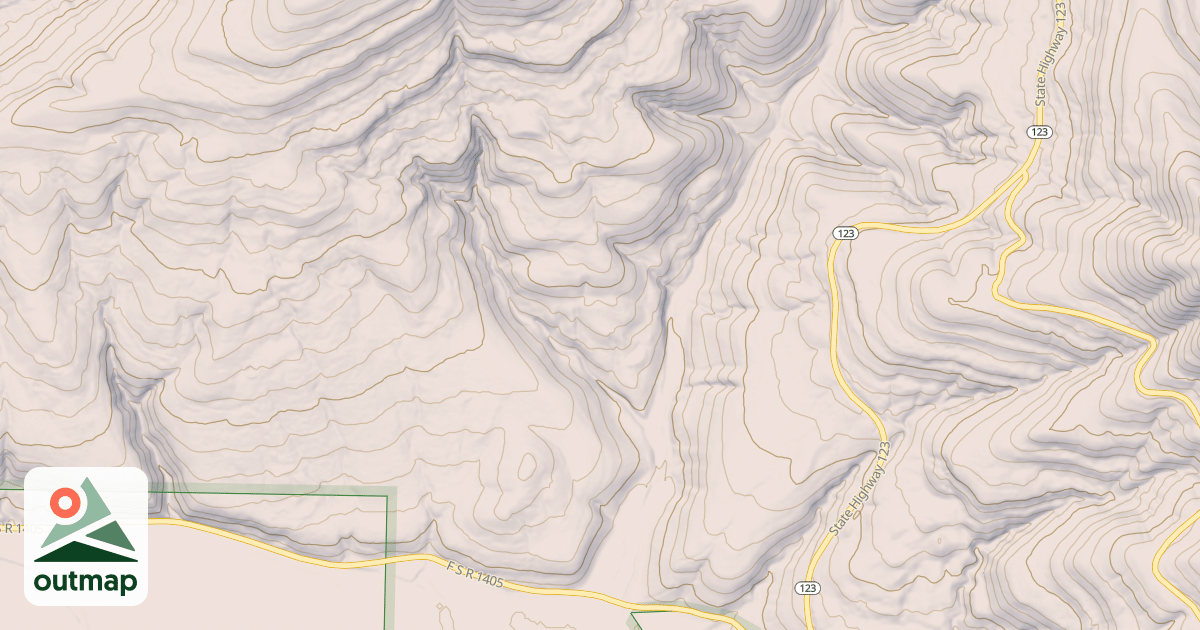 Map of USFS Motor Vehicle Use Map Roads {28662069-A69F-4540-BC80-5F9BC1BDAB69}