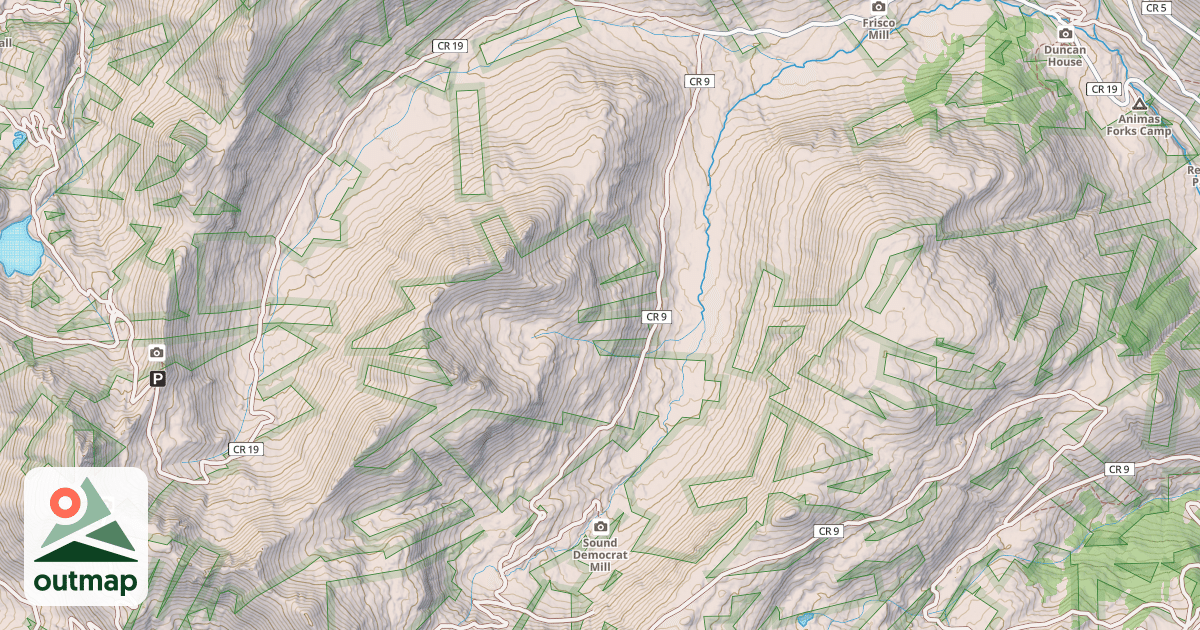 Map of County Road 9