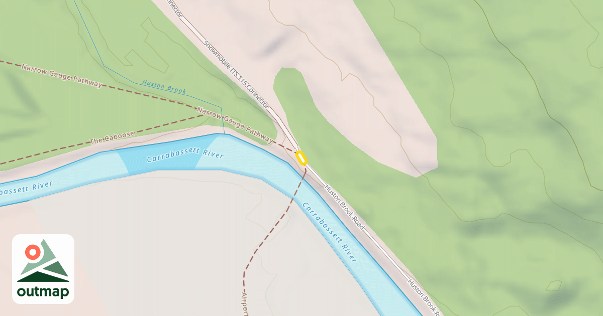 Map of Huston Brook Road