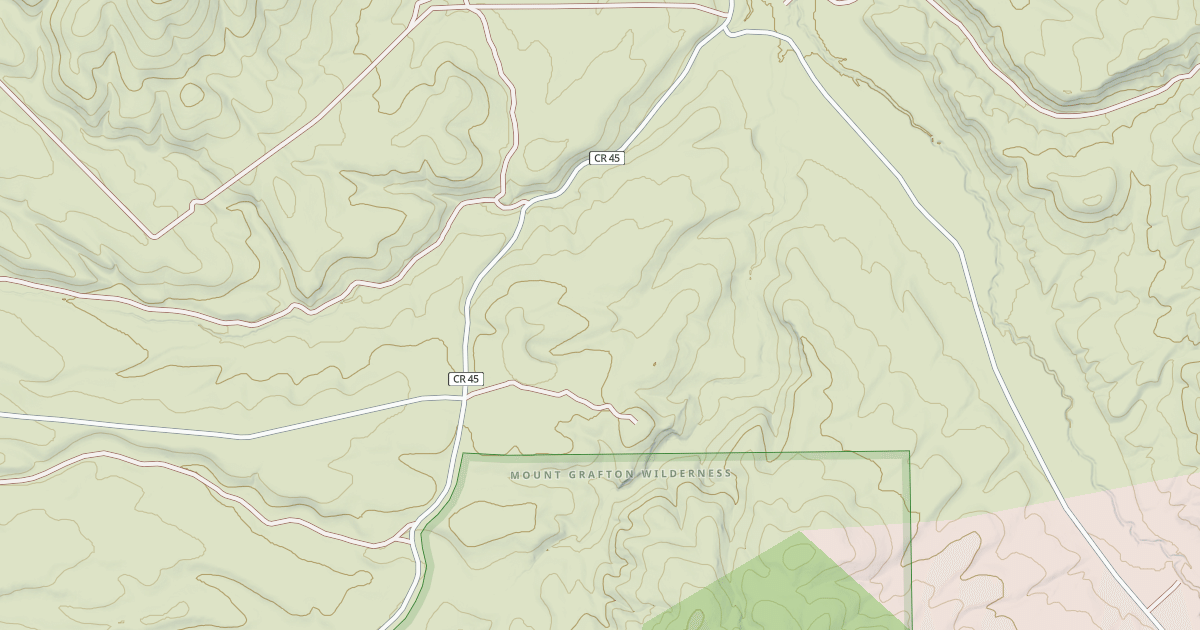 Map preview of BLM National GTLF Public Motorized Roads 4f3ddf73-a122-4ed5-a4e5-62b4d41d40ba