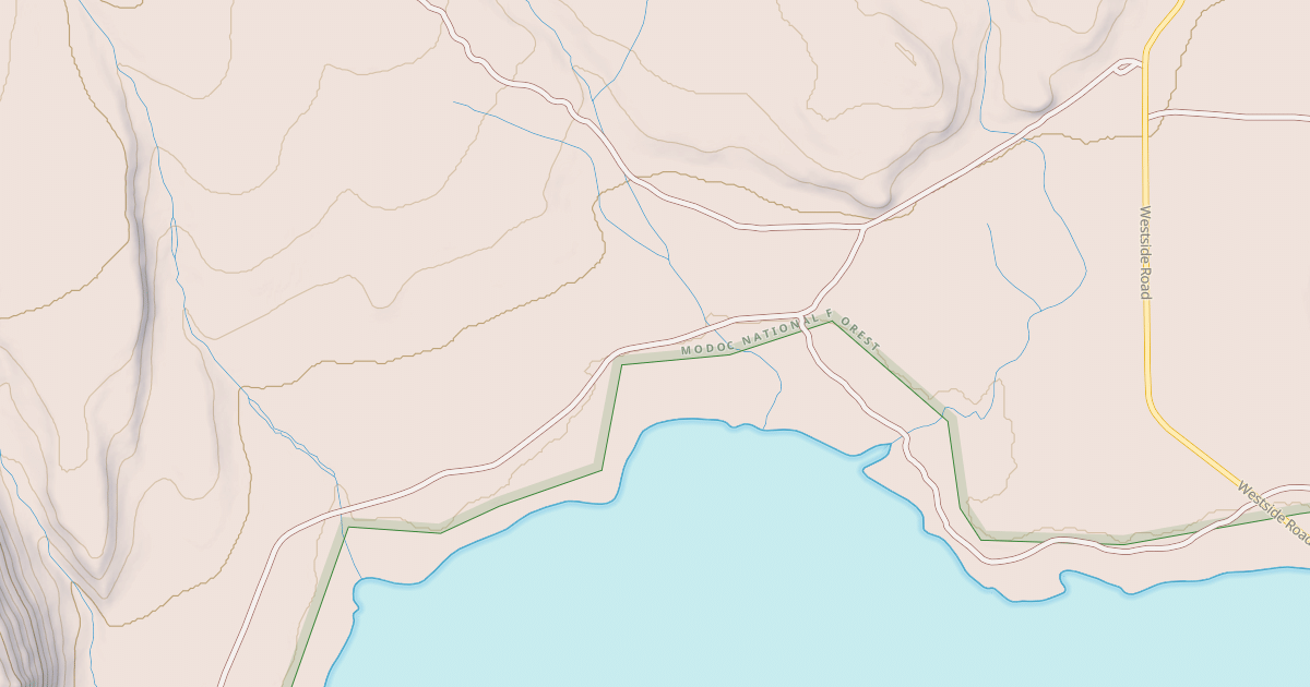 Map preview of MC GINTY RESERVOIR