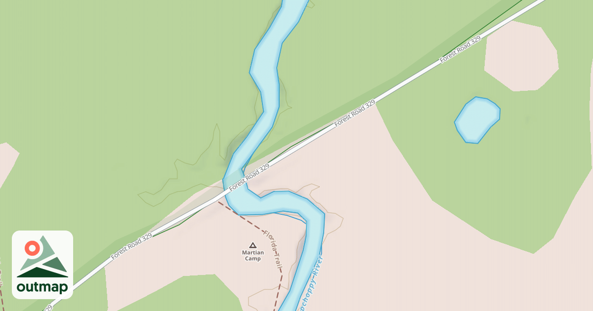 Map of PARKING LOT/FNST TRAILHEAD