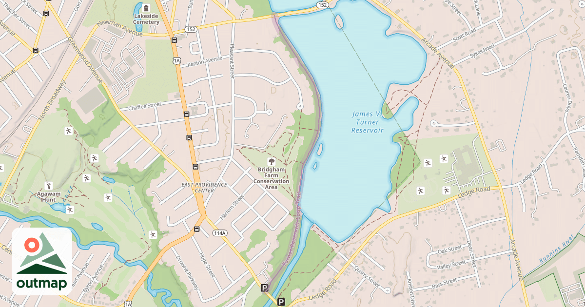 Map of Turner Reservoir Loop Trail