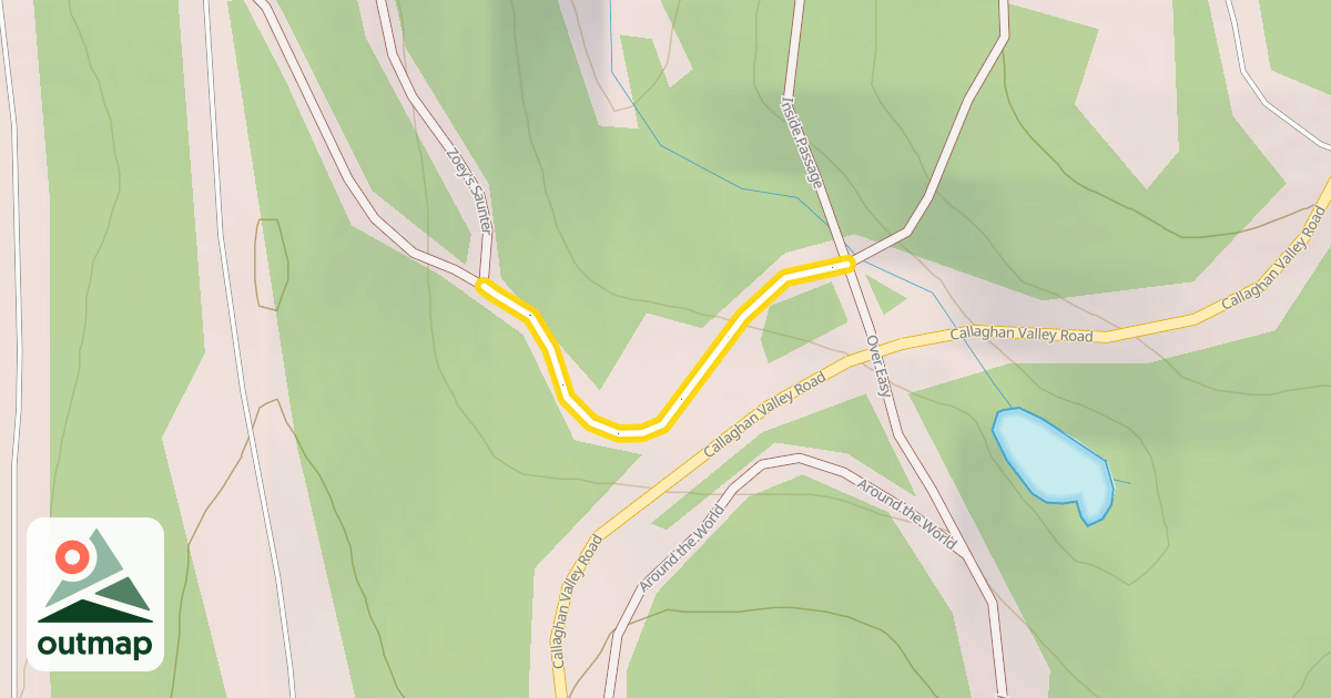Map of Zoey's Saunter