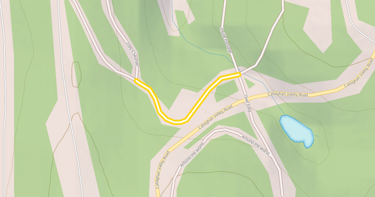Map preview of Zoey's Saunter