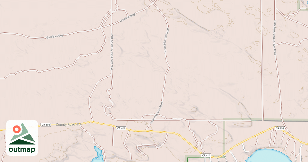 Map of Two-heart Trail