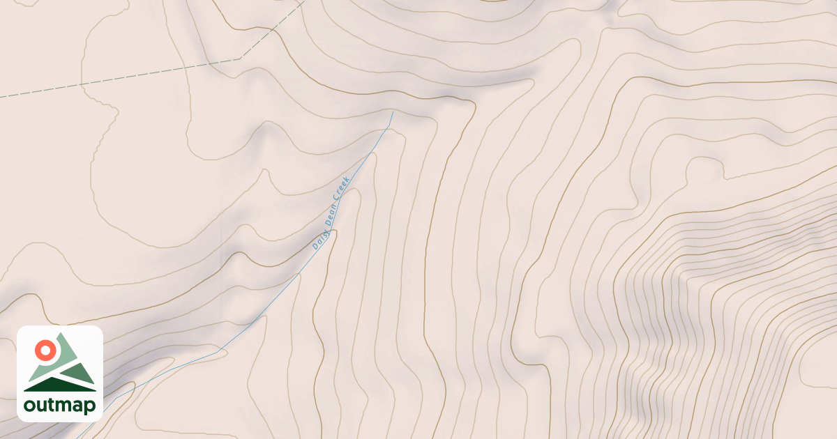 Map of Nevada Creek