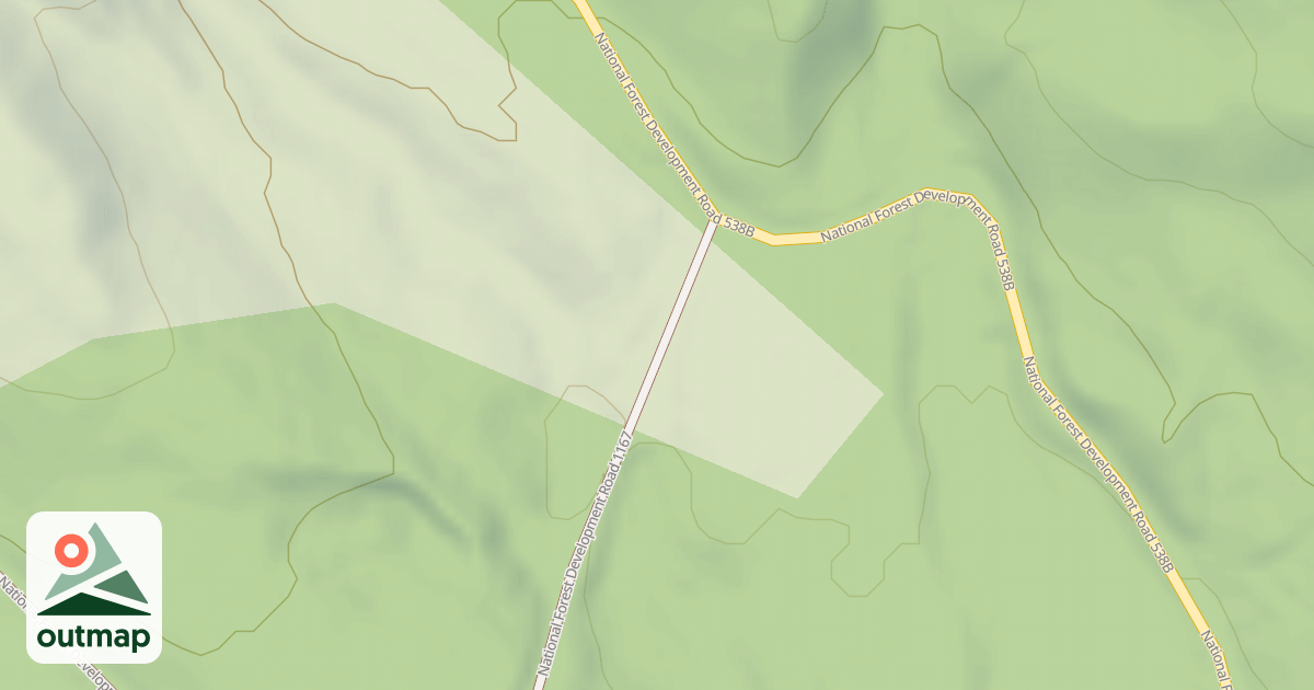 Map of HAND CREEK