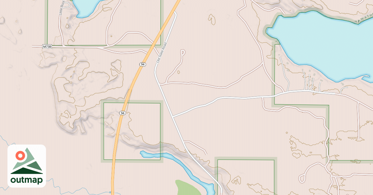Map of MIDDLE BRANCH STUTTS CREEK