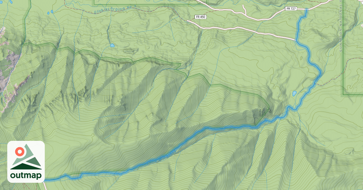 Map of Little Mill Trail 455