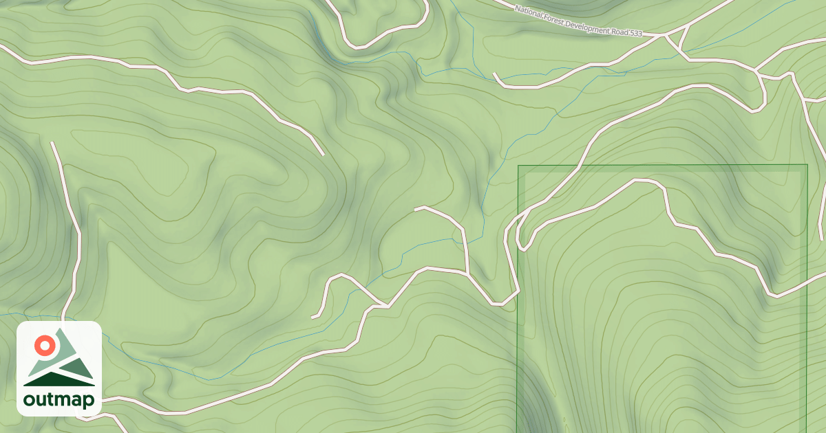 Map of BUCK CREEK B
