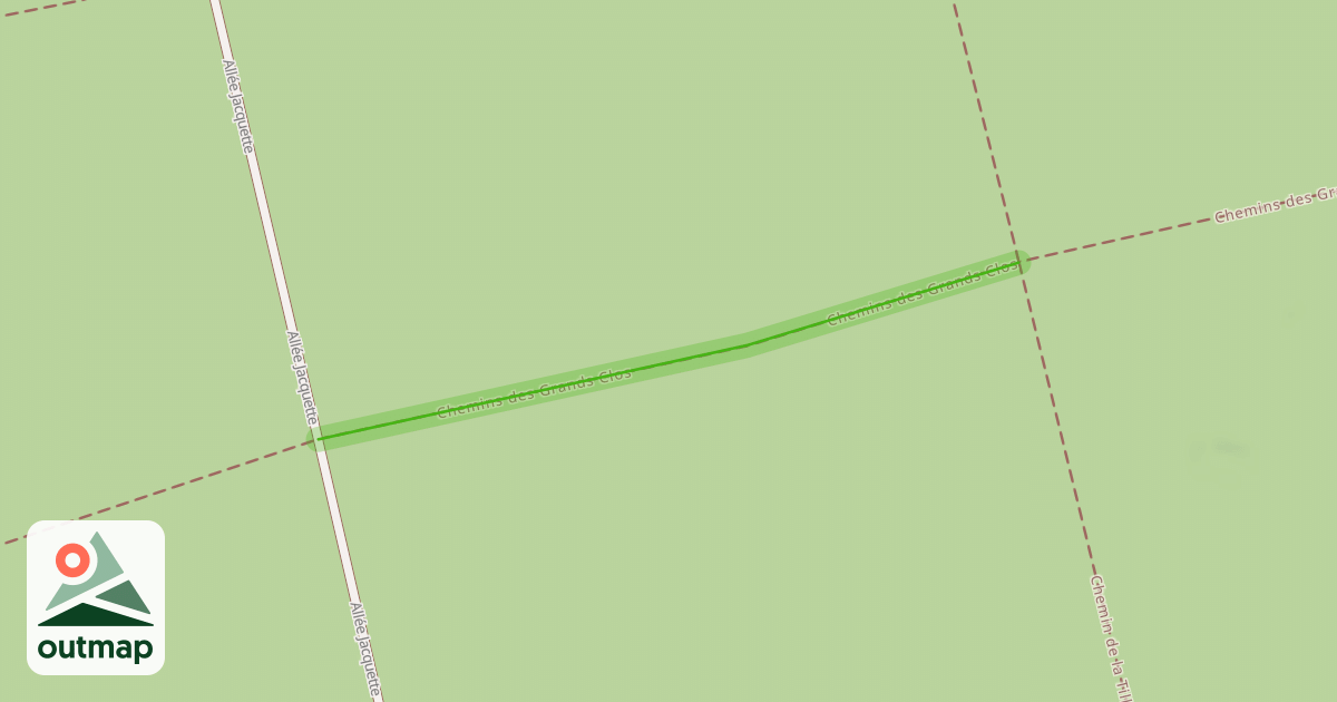Map of Chemins des Grands Clos