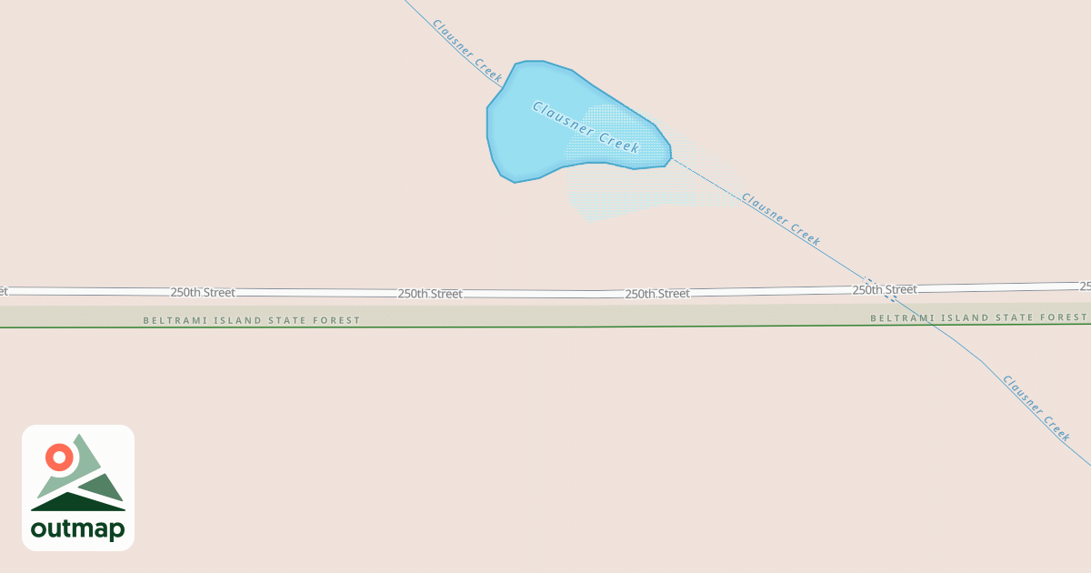 Map of Warroad/Roseau Trails