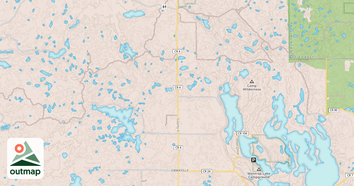 Map of Forest Riders Trails