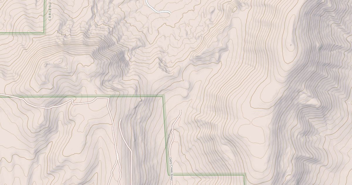 Map preview of West Threemile Creek