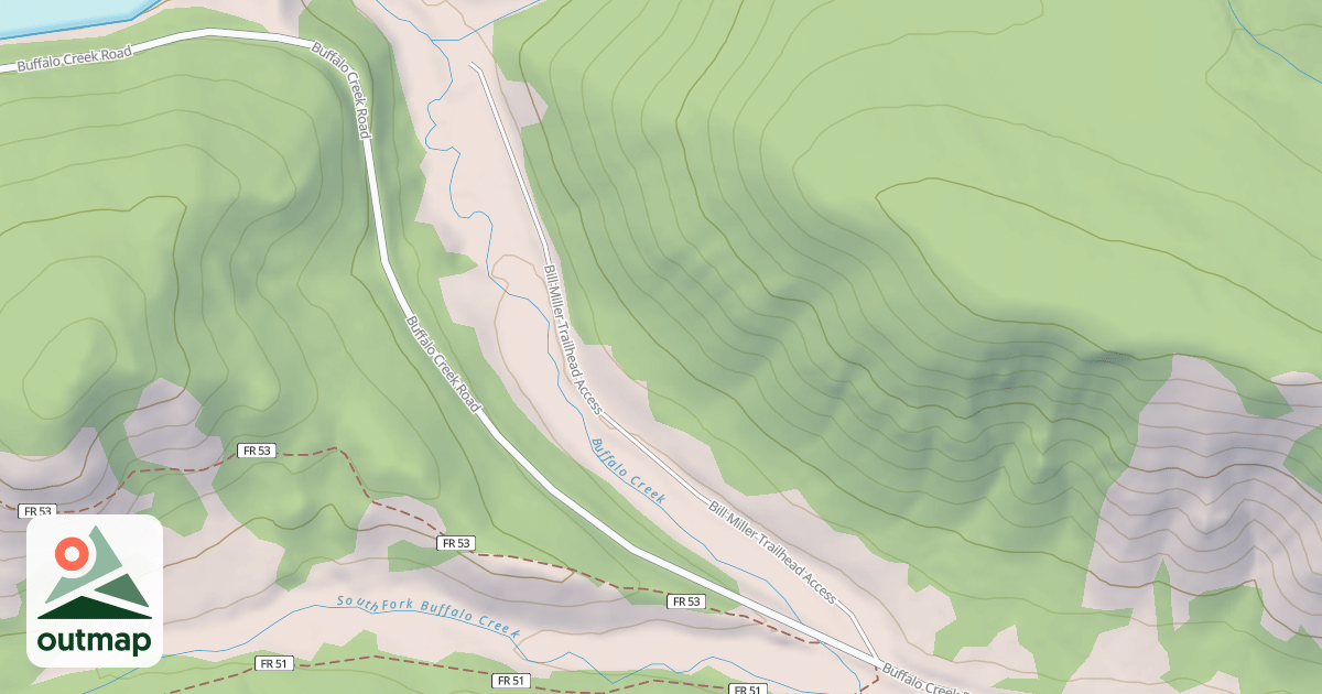 Map of BILL MILLER TH ACCESS